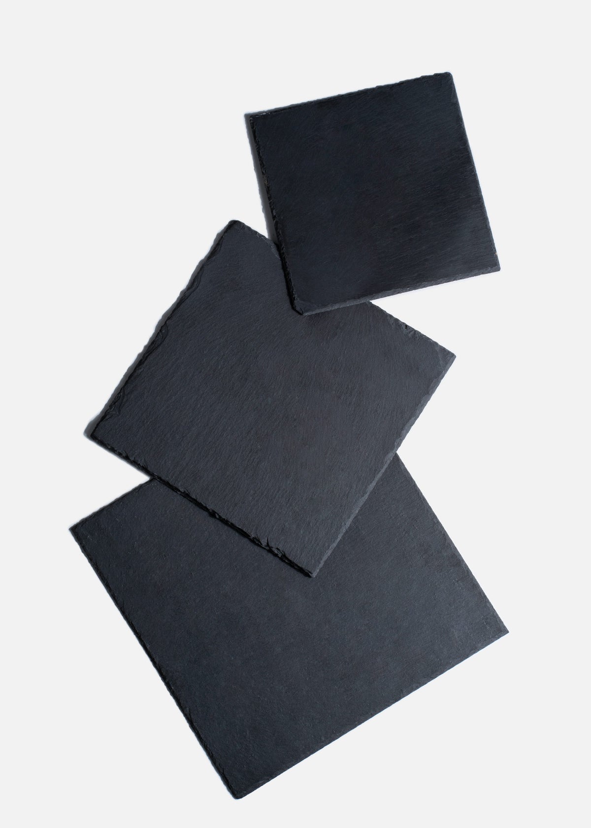 Tabla de piedra volcánica negra cuadrada — imagen de producto, vista 1