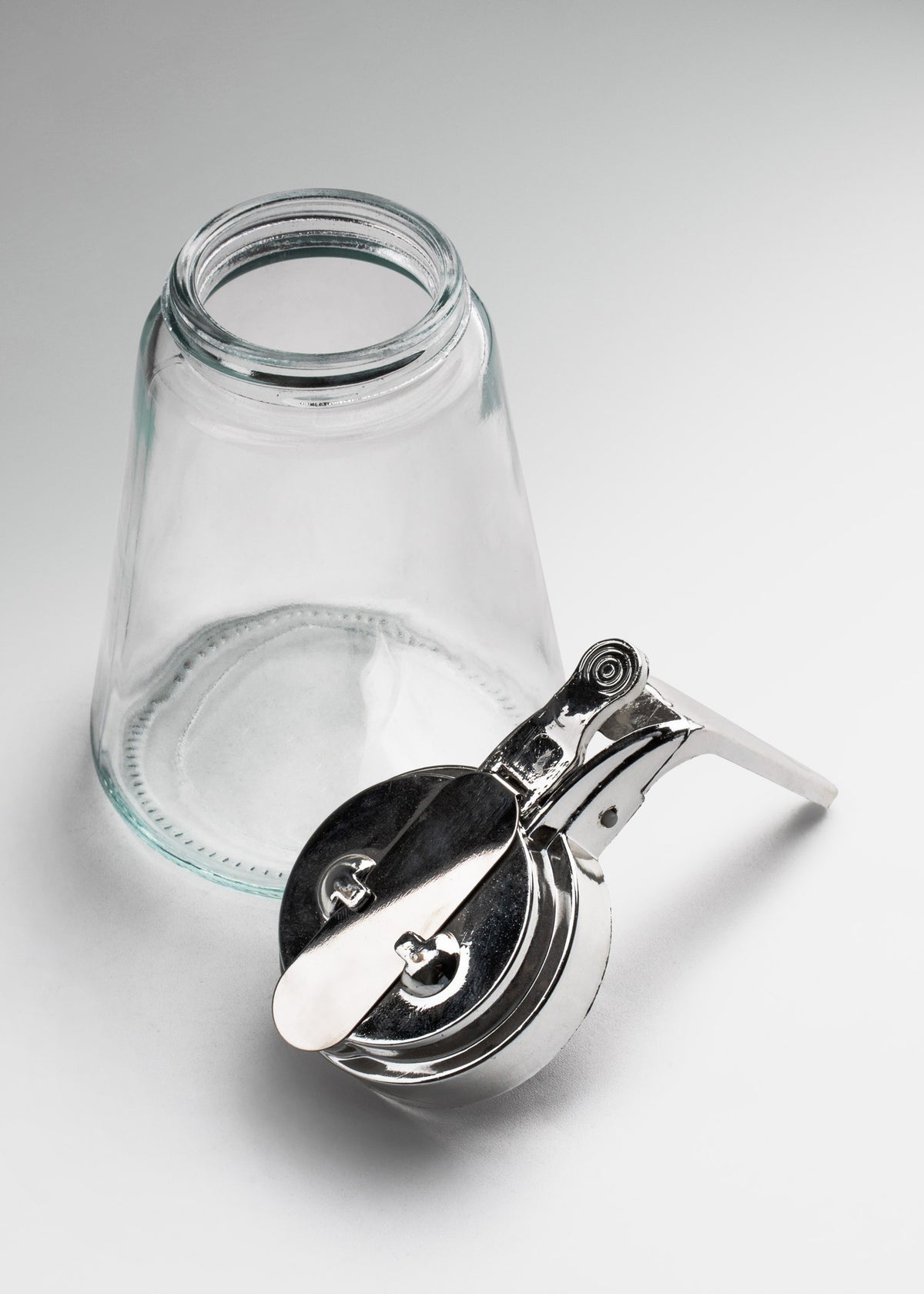Dispensador de miel de vidrio transparente 280 ml — imagen de producto