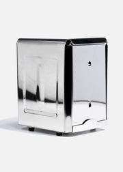 Dispensador de servilletas de acero inoxidable plata — imagen de producto, vista 1