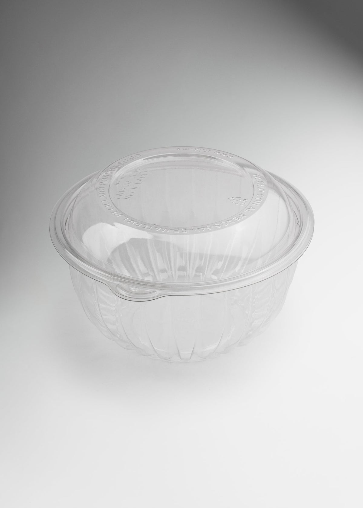 Ensaladera desechable de plástico (PET) transparente 48 oz — imagen de producto