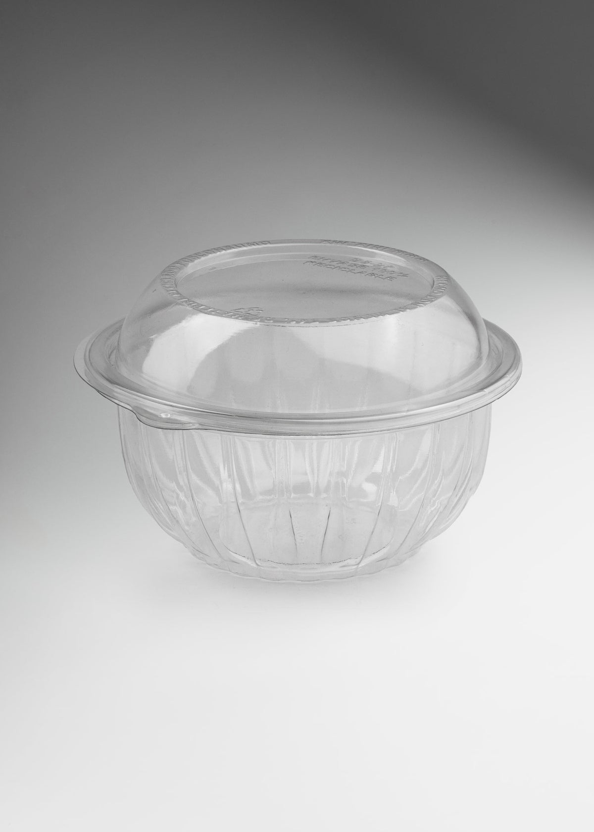 Ensaladera desechable de plástico (PET) transparente 48 oz — imagen de producto