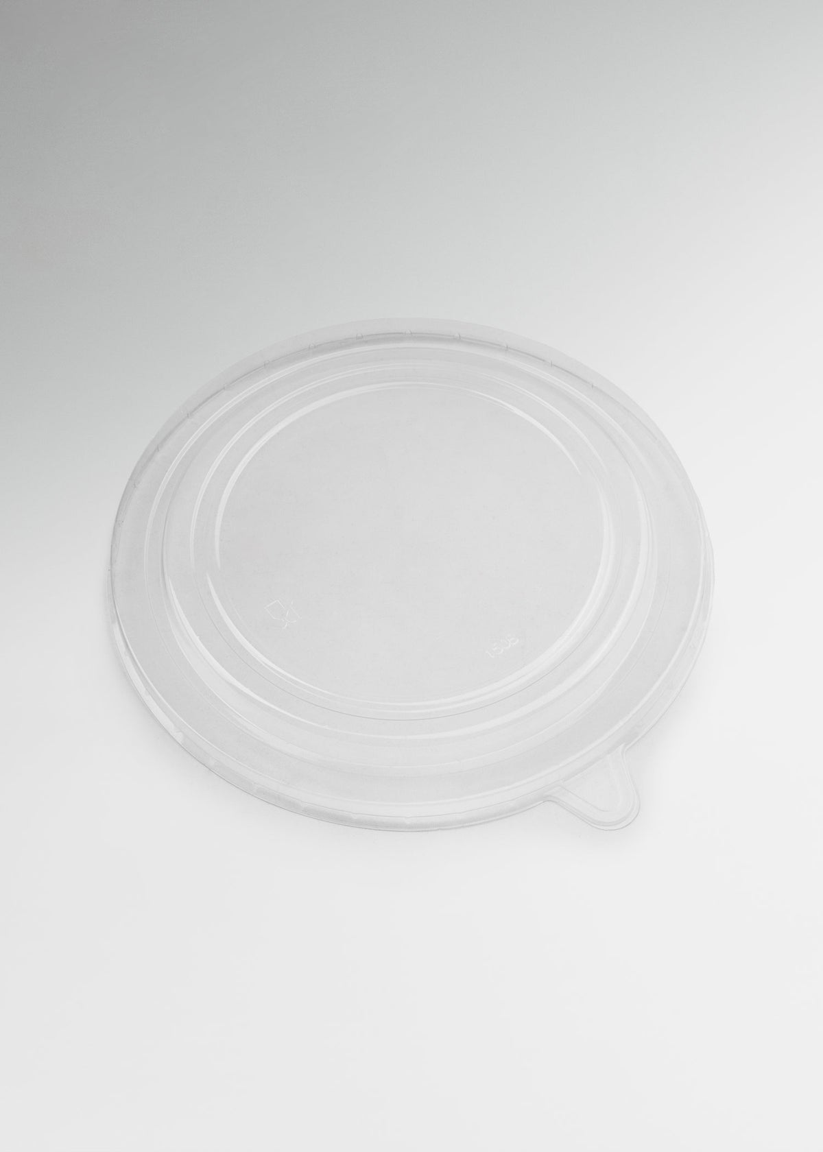 Tapa transparente de 150 mm con anillos concéntricos