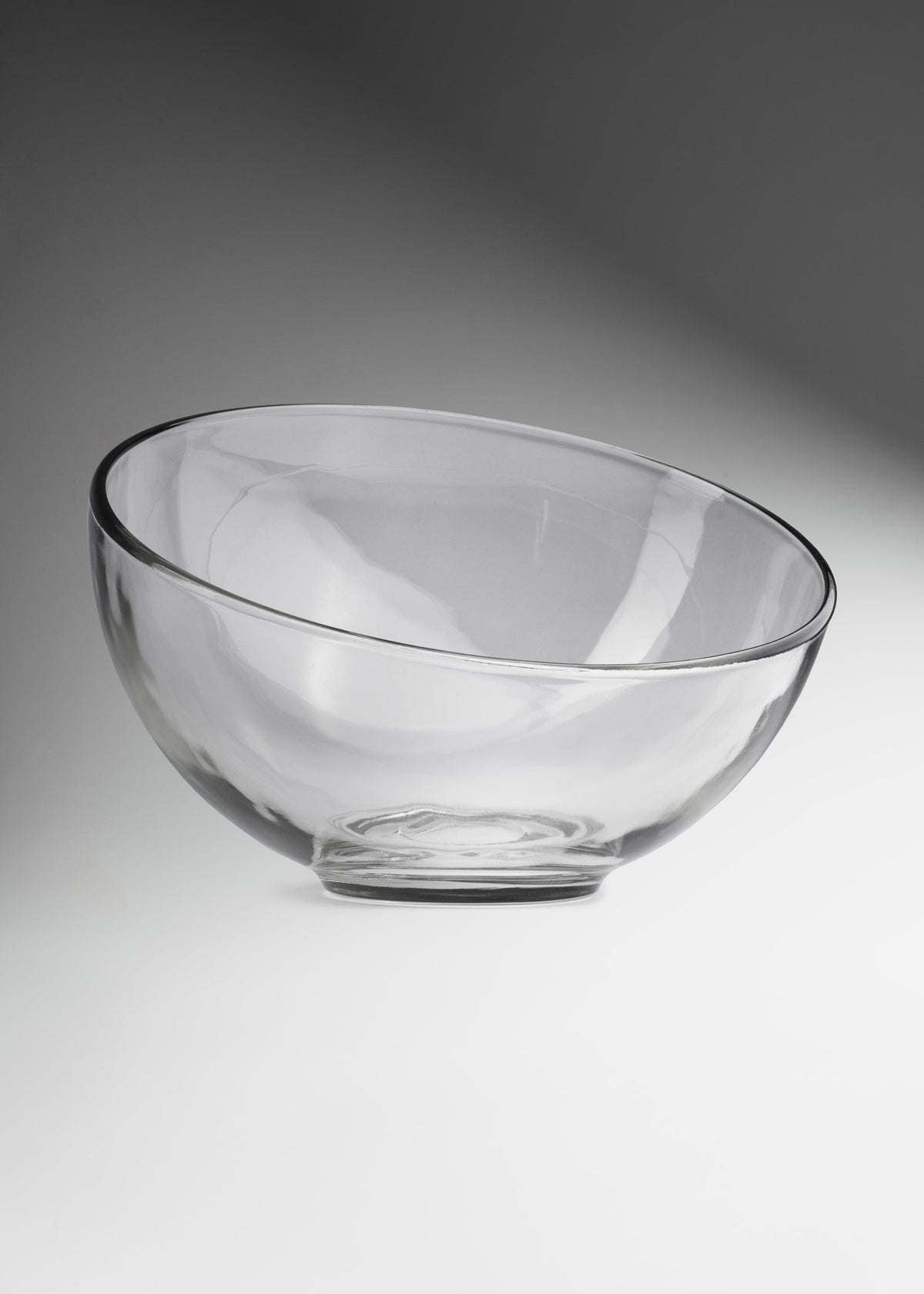 Ensaladera de vidrio inclinada Helena 1 L — imagen de producto