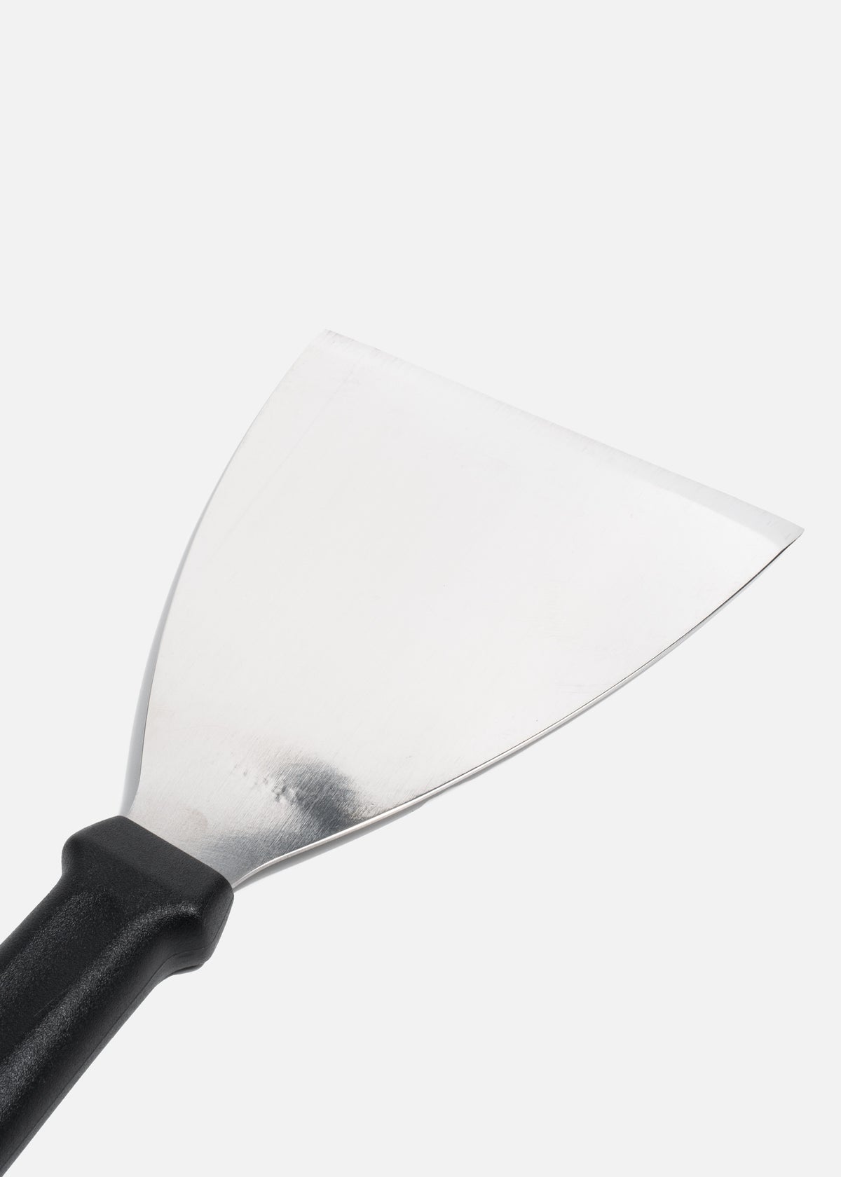 Espátula cocina de acero inoxidable plata y negro Silva 25.5 cm — imagen de producto
