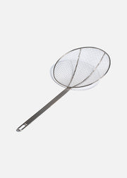 Espumadera redonda de acero niquelado plata Chef Scoop. Premium — imagen de producto