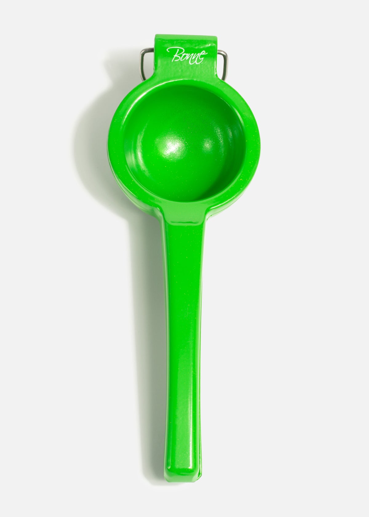 Exprimidor de limón de metal verde 22 cm — imagen de producto