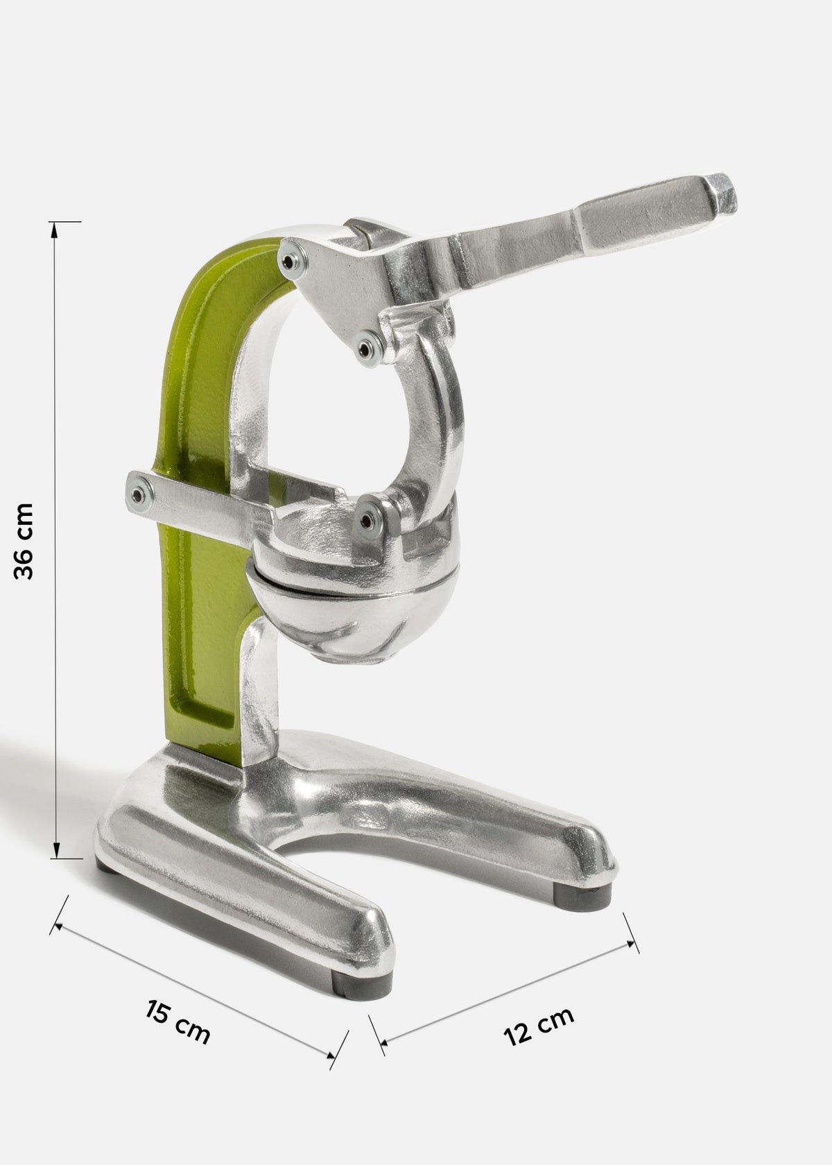 Exprimidor de limones con palanca reforzado para uso profesional de aluminio 15.5 cm — imagen de producto