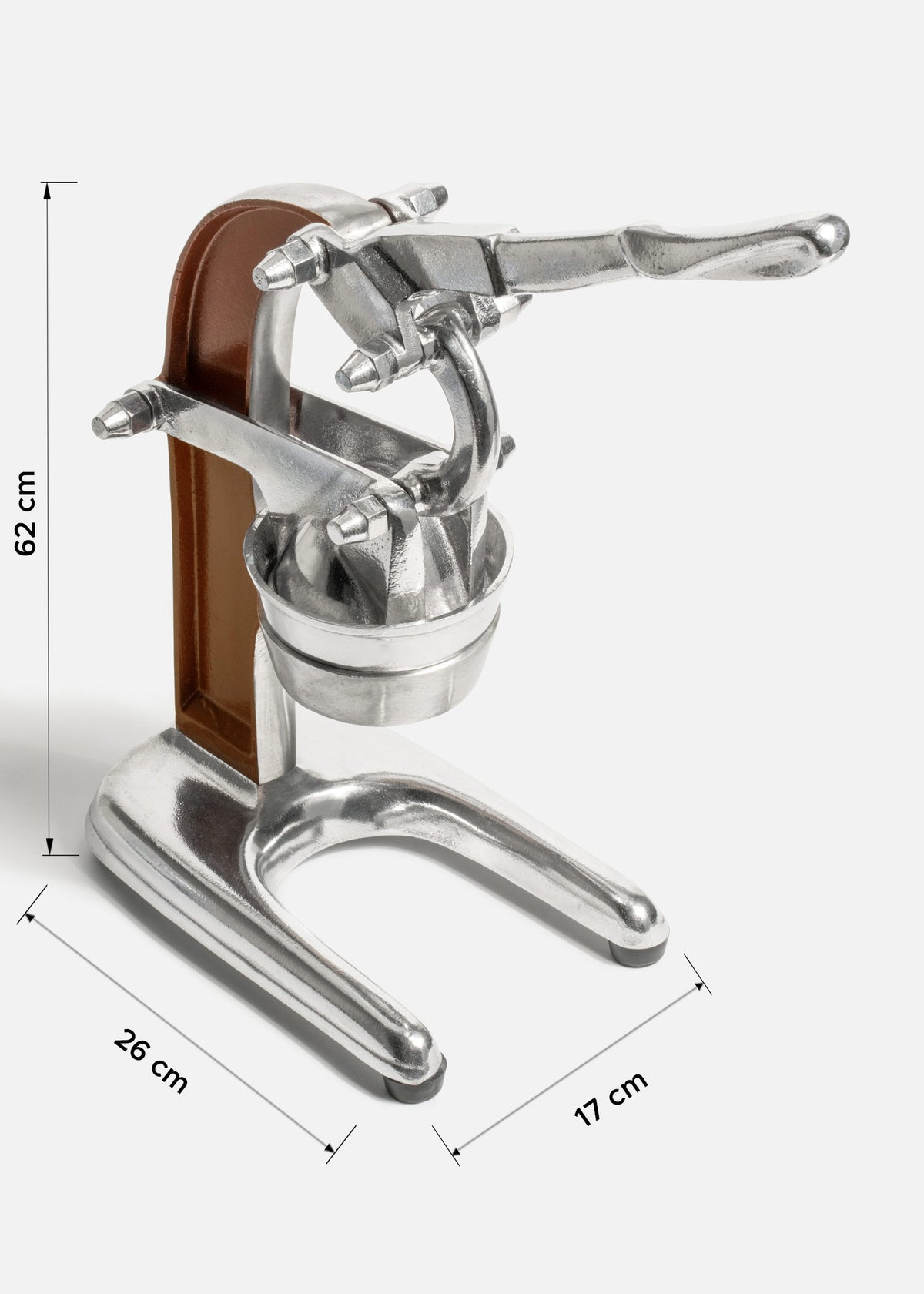 Exprimidor de naranjas y toronjas reforzado para uso industrial aluminio 38 cm — imagen de producto