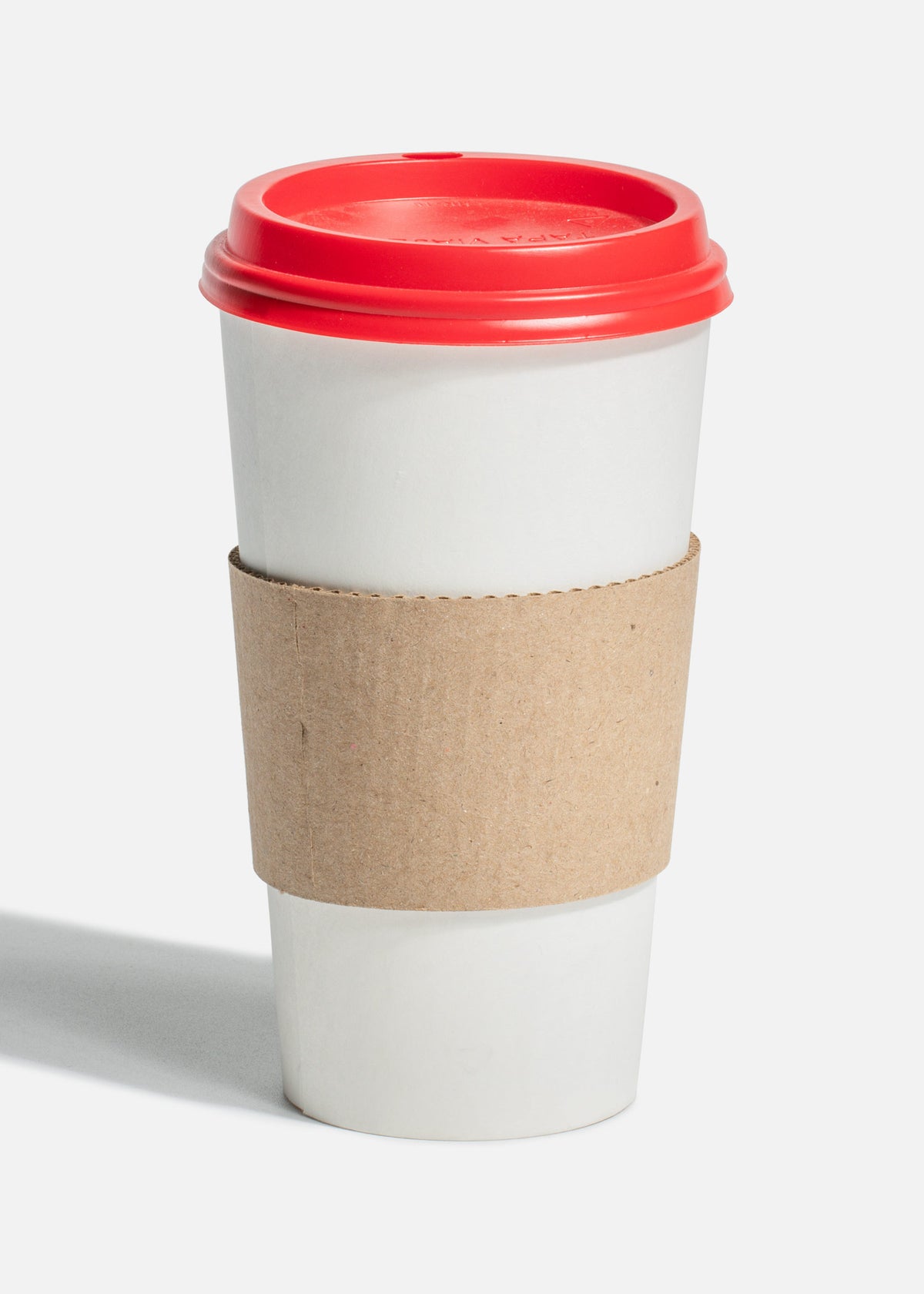 Fajilla para vaso de café de cartón corrugado café 20, 16, 12 y 10 oz — imagen de producto