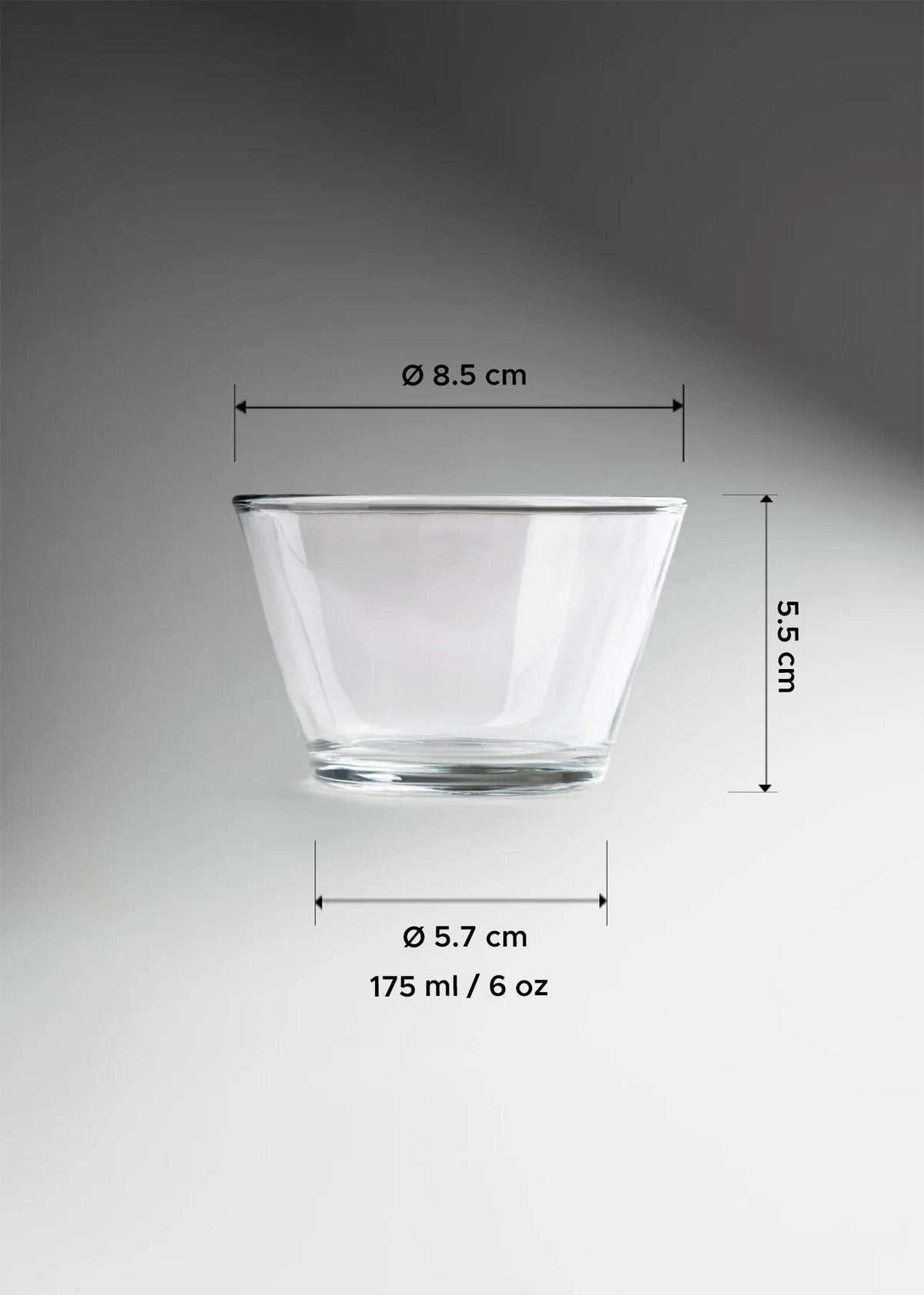 Flanera vidrio transparente Custard 175 ml — imagen de producto, vista 2