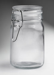 Frasco cilindro especiero hermético de vidrio Brocalito 240 ml — imagen de producto