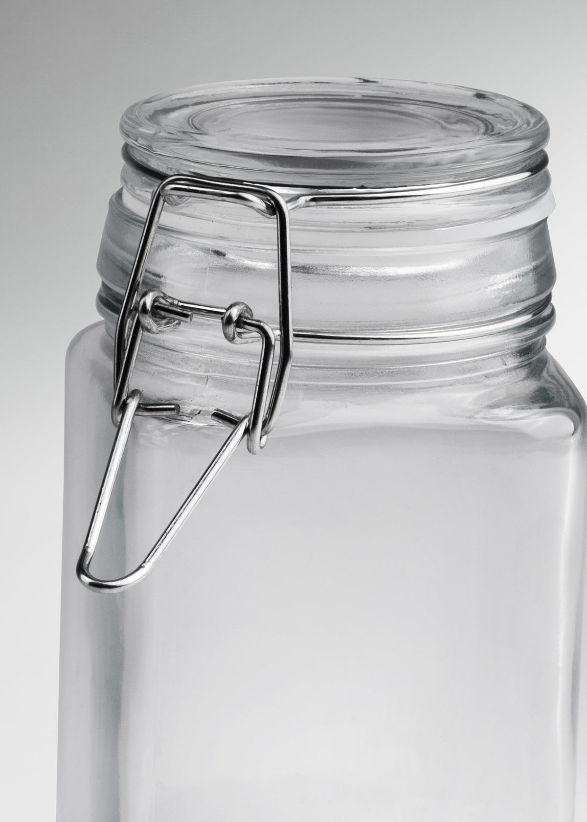 Frasco cuadrado especiero de vidrio hermético Brocalito 260 ml — imagen de producto