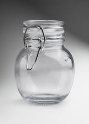 Frasco bola especiero hermético de vidrio tapa clip Brocalito 130 ml — imagen de producto