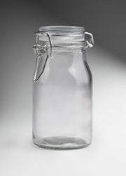 Frasco lecherito especiero de vidrio hermético con tapa clip Brocalito 170 ml — imagen de producto