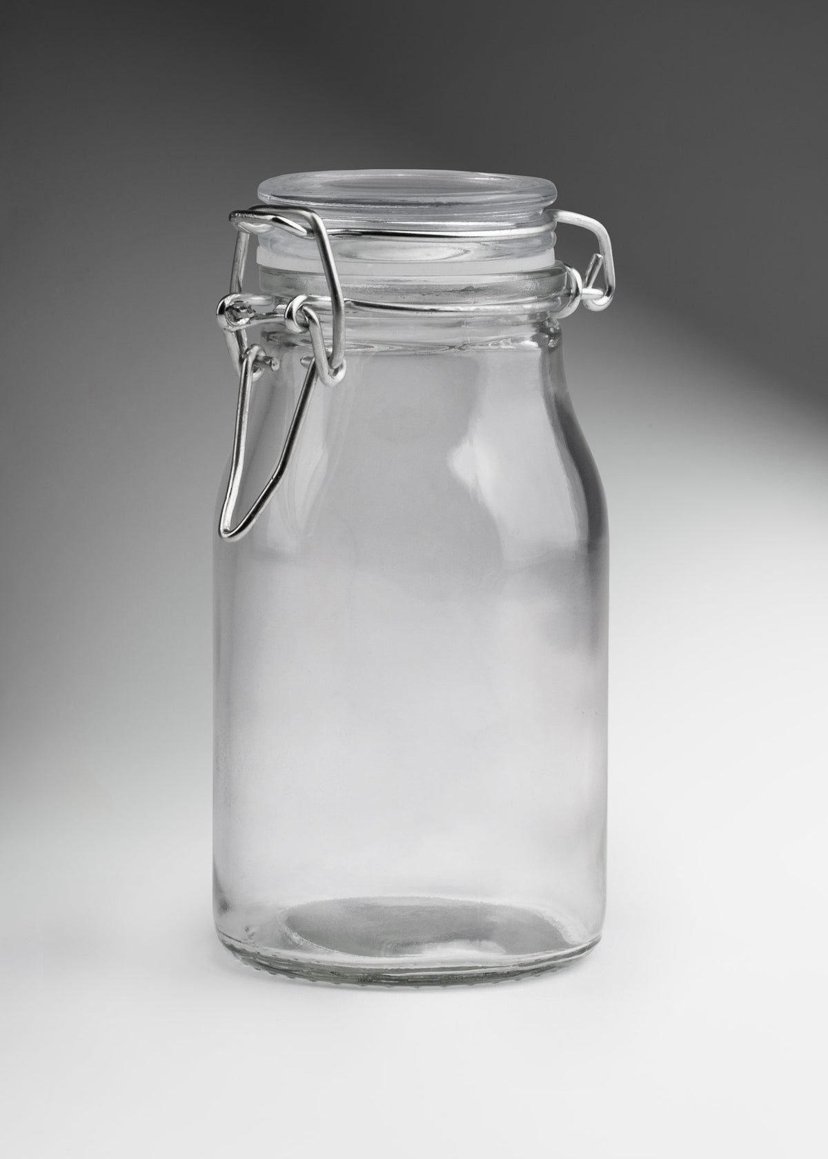 Frasco lecherito especiero de vidrio hermético con tapa clip Brocalito 170 ml — imagen de producto