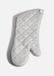 Guantes de uso profesional para cocina térmicos protectores resistentes al calor hasta 80° C de tela gris para cocina 14.5" — imagen de producto