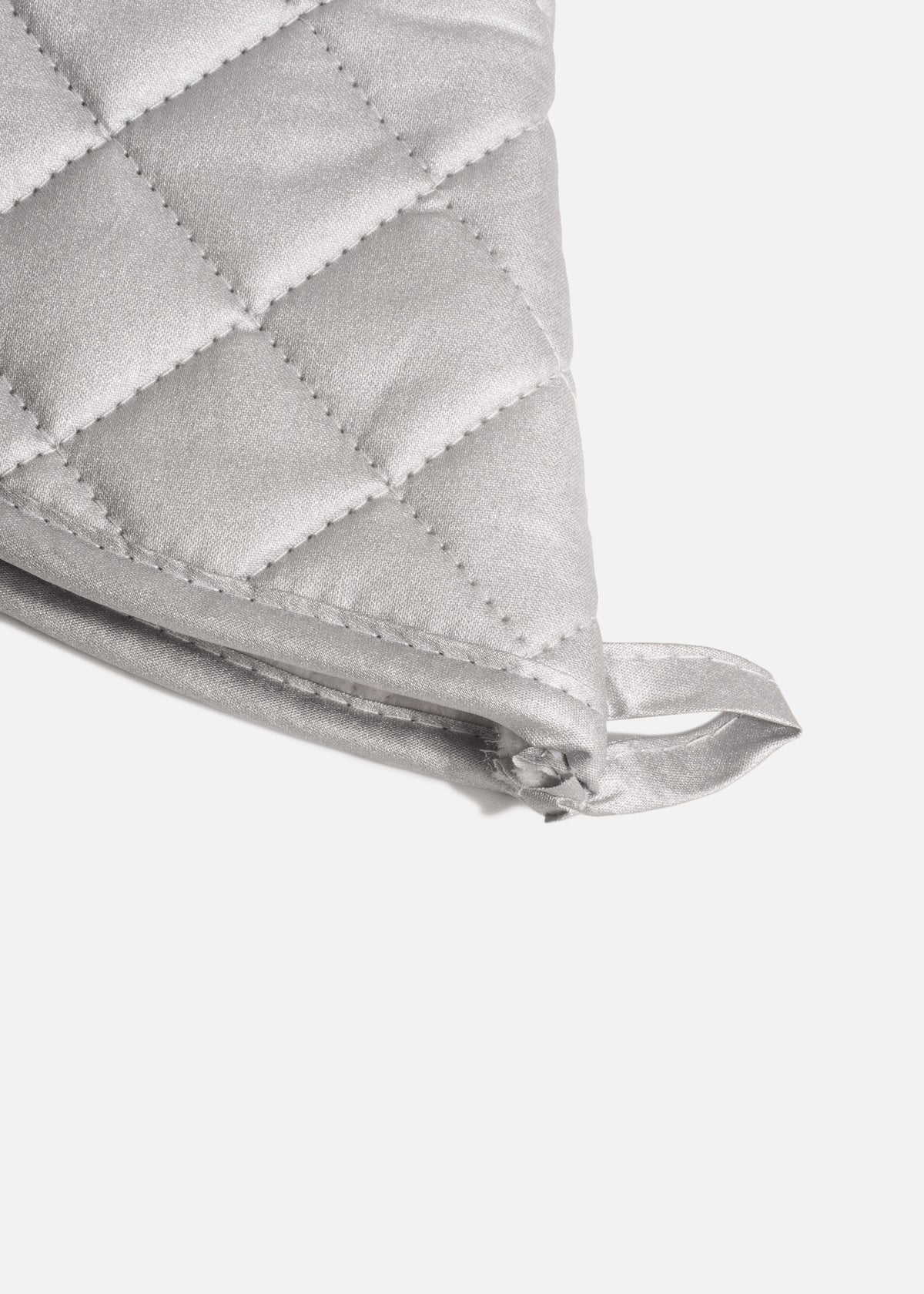 Guantes de uso profesional para cocina térmicos protectores resistentes al calor hasta 80° C de tela gris para cocina 14.5" — imagen de producto