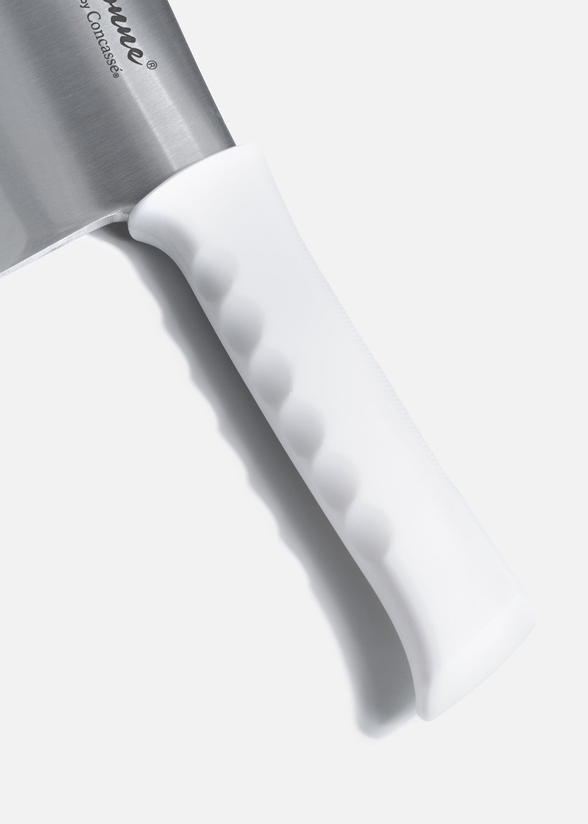 Hacha de acero inoxidable uso rudo mango de plástico 8". Premium — imagen de producto