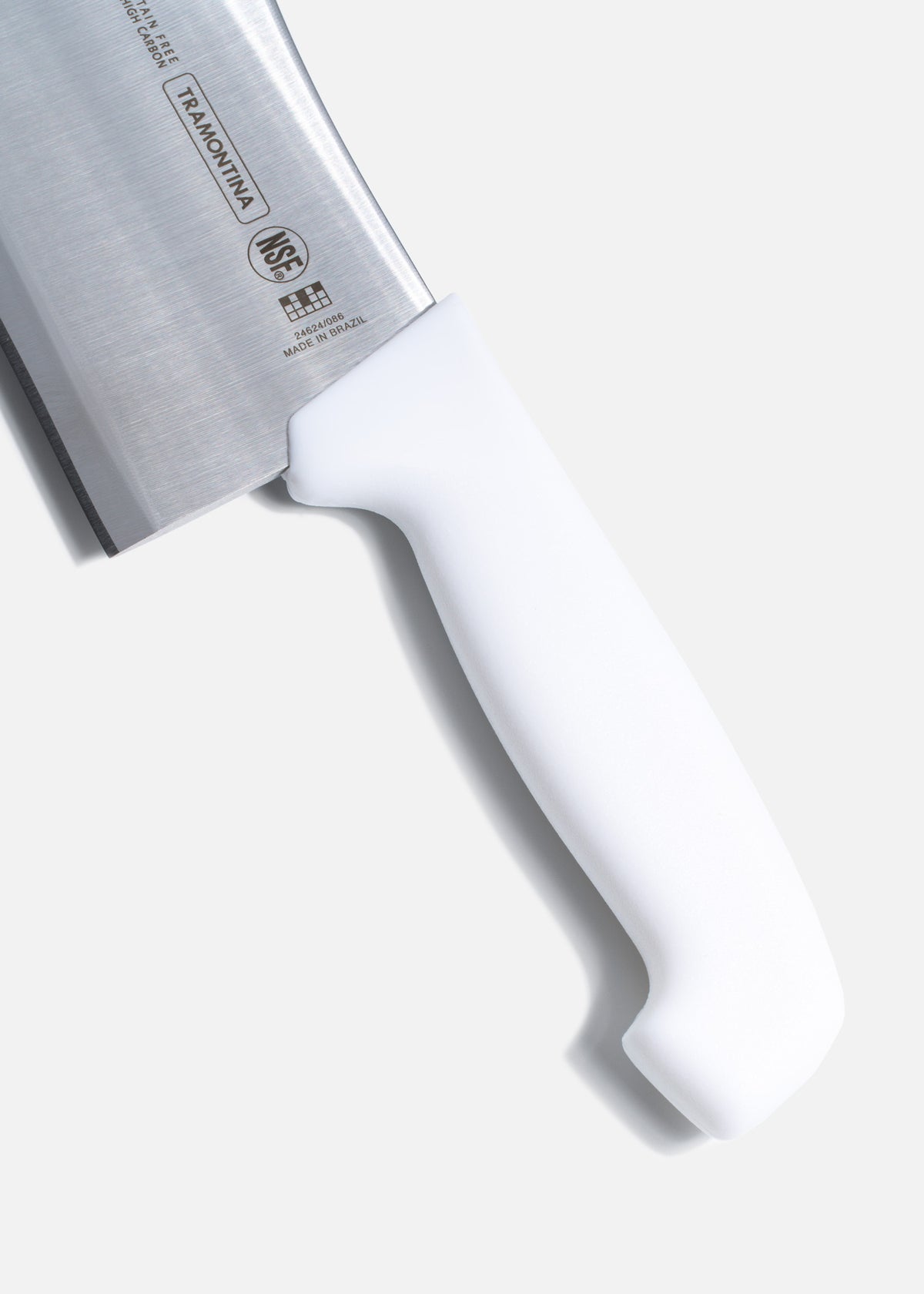 Hachuela de acero inoxidable blanco Frostbite NSF y protección antimicrobiana 6". Premium — imagen de producto