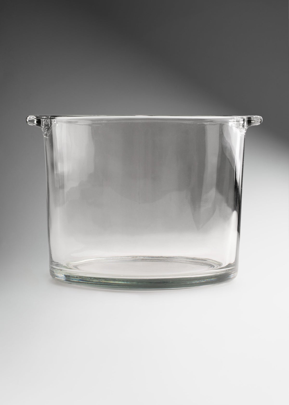 Hielera de vidrio transparente calibre grueso alta resistencia para bar y restaurante 2.2 L - Ø 16.8 cm — imagen de producto