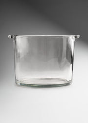 Hielera de vidrio transparente calibre grueso alta resistencia para bar y restaurante 2.2 L - Ø 16.8 cm — imagen de producto