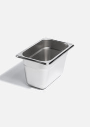 Inserto noveno de acero inoxidable NSF profundidad 4". Premium — imagen de producto