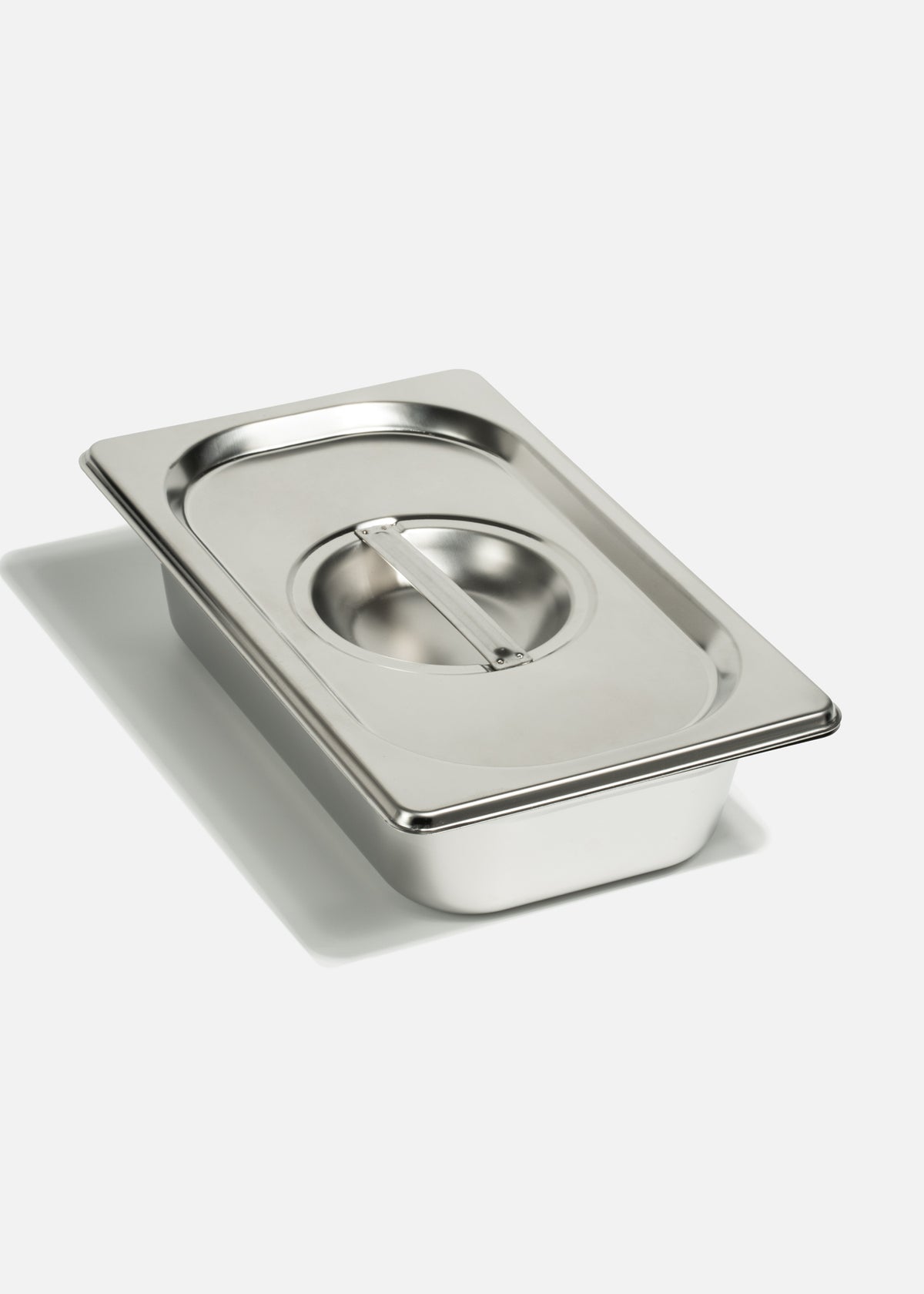 Inserto cuarto de acero inoxidable NSF profundidad 2.5", 4" y 6". Premium — imagen de producto