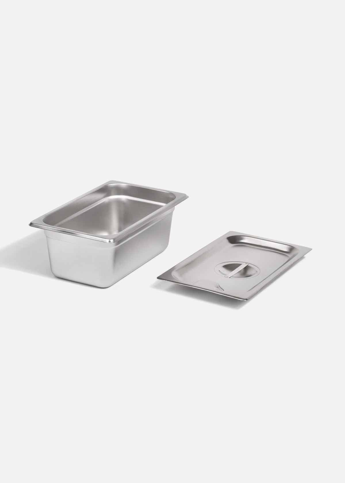 Inserto cuarto de acero inoxidable NSF profundidad 4" — imagen de producto