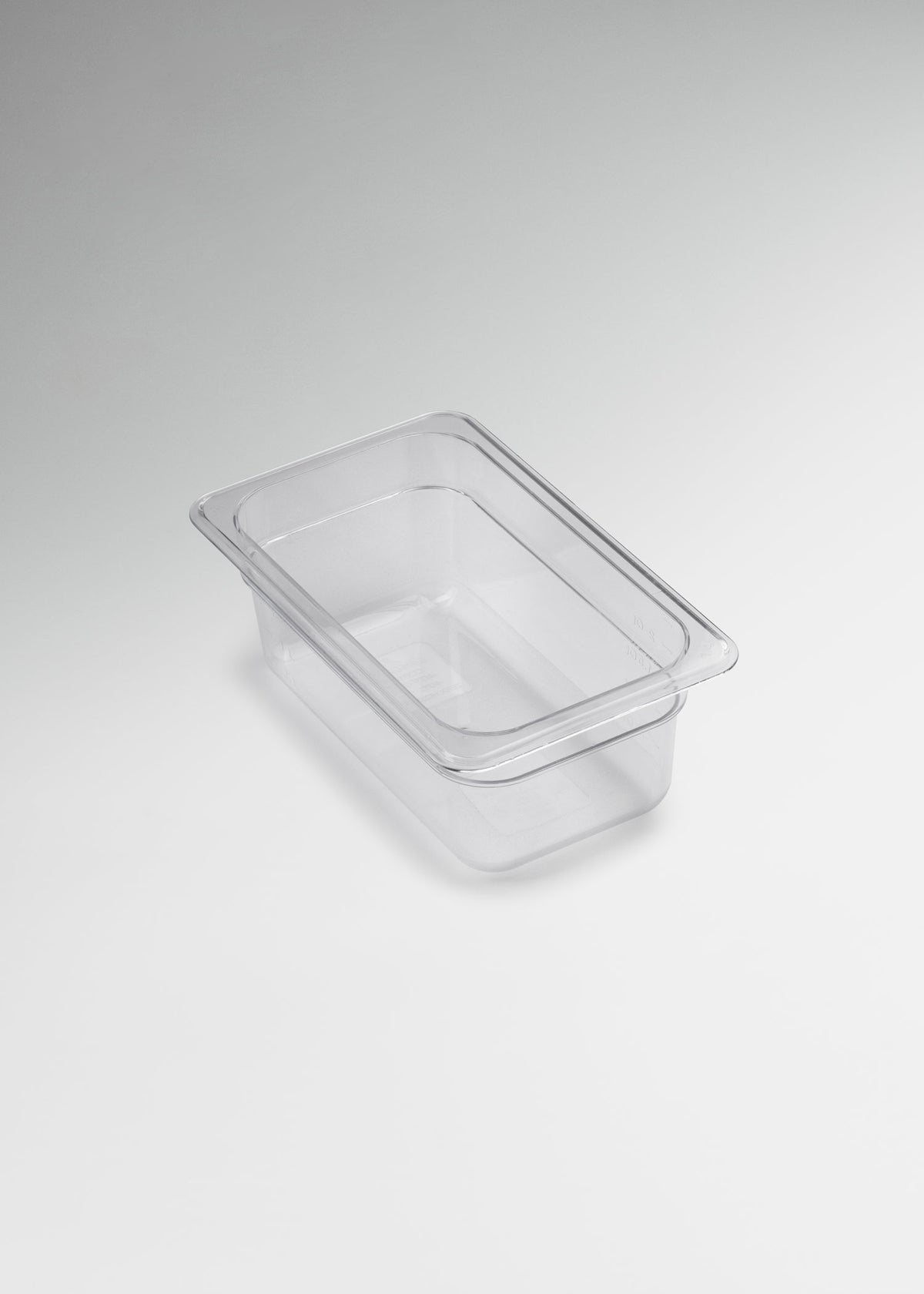 Inserto cuarto de policarbonato trasparente NSF profundidad 2.3", 4"y 6" — imagen de producto
