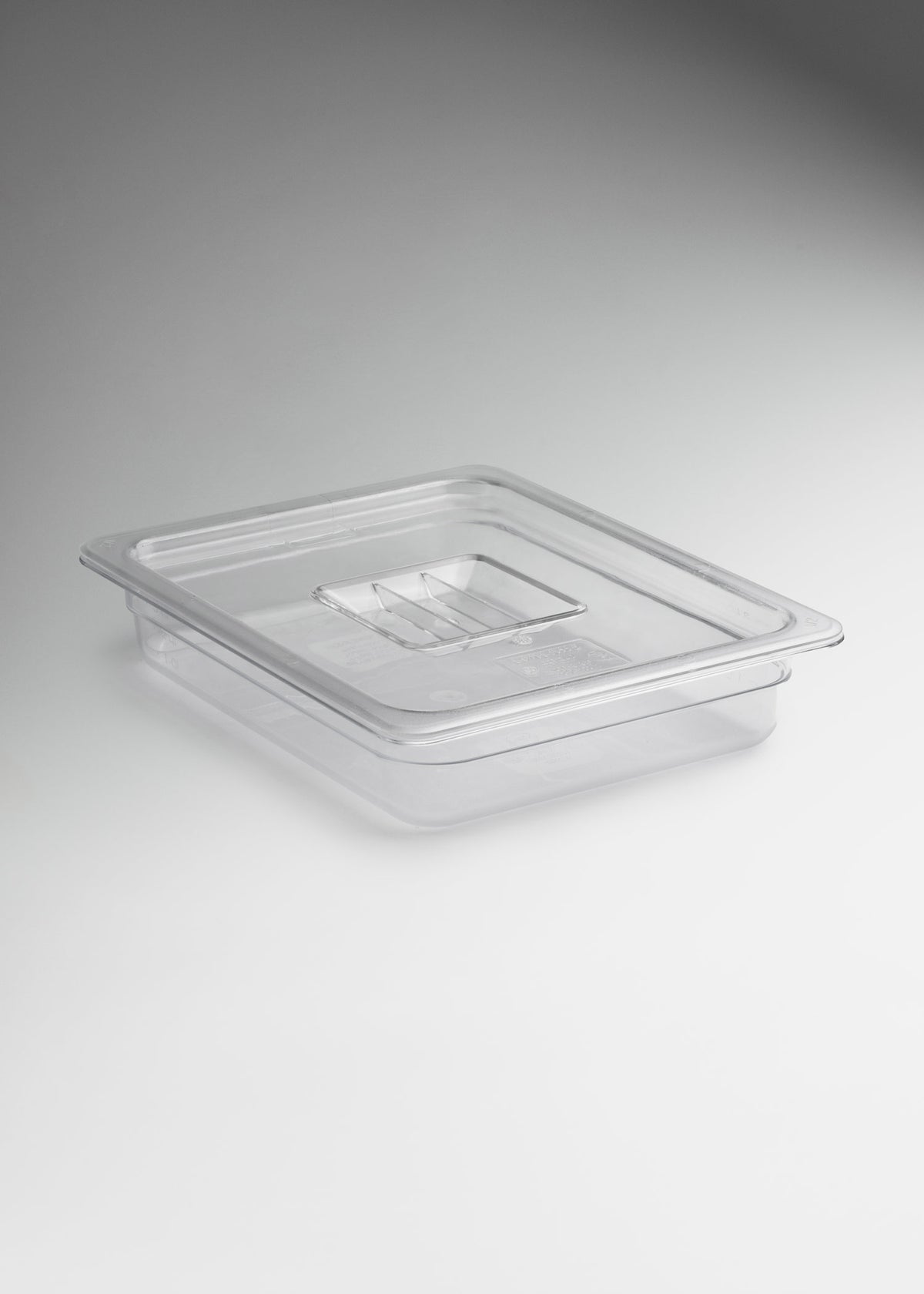 Inserto medio de policarbonato trasparente NSF profundidad 2.3", 4", 6" y 8" — imagen de producto