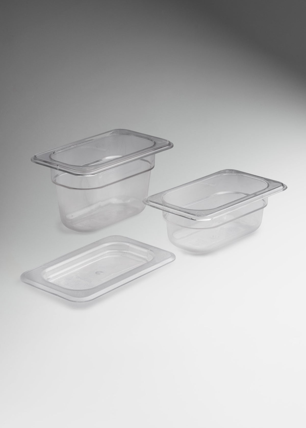 Inserto noveno de policarbonato trasparente NSF profundidad 2.3" y 4" — imagen de producto