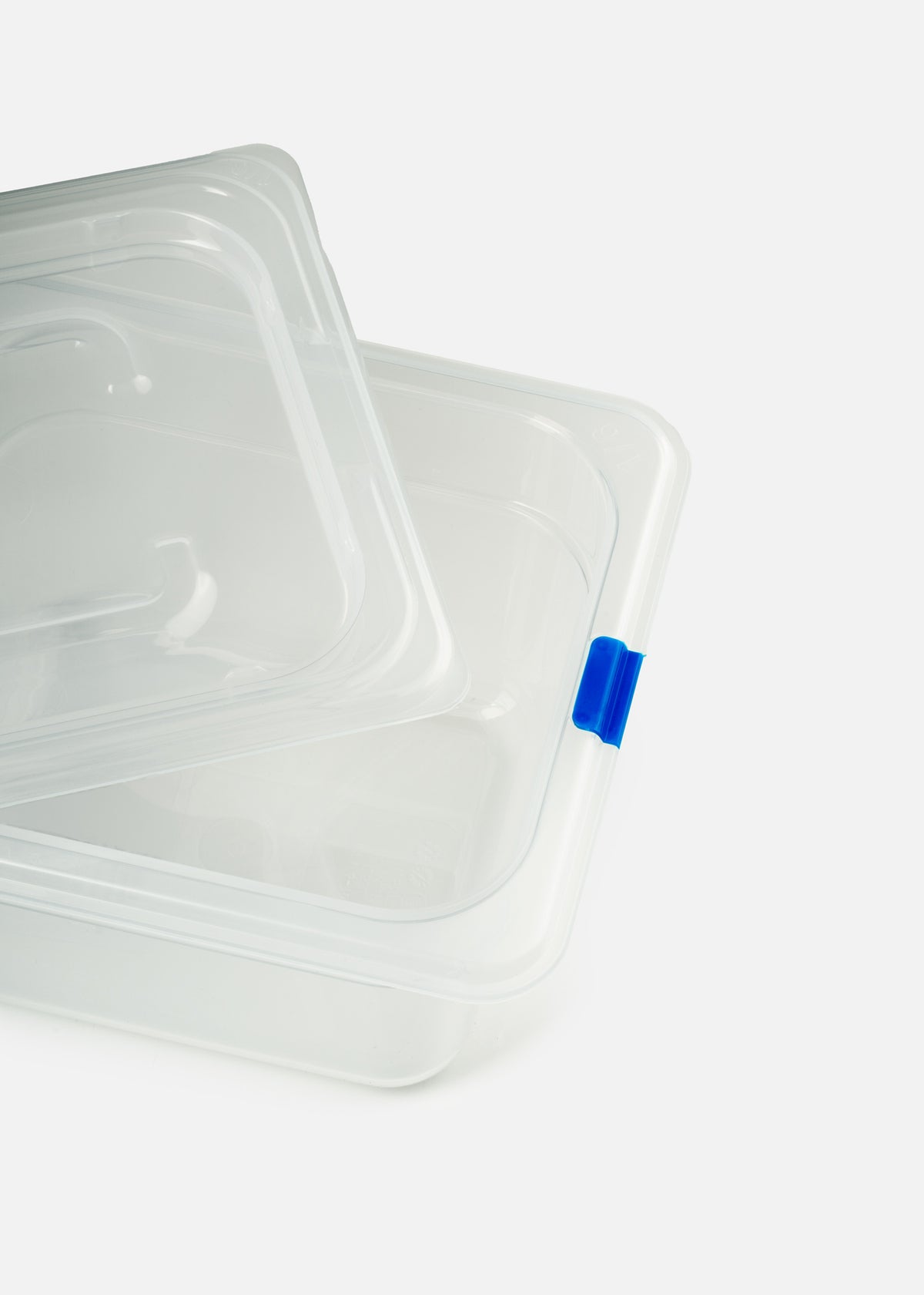 Insertos con tapa de plástico (polipropileno) transparente profundidad 4"/ 10 cm — imagen de producto