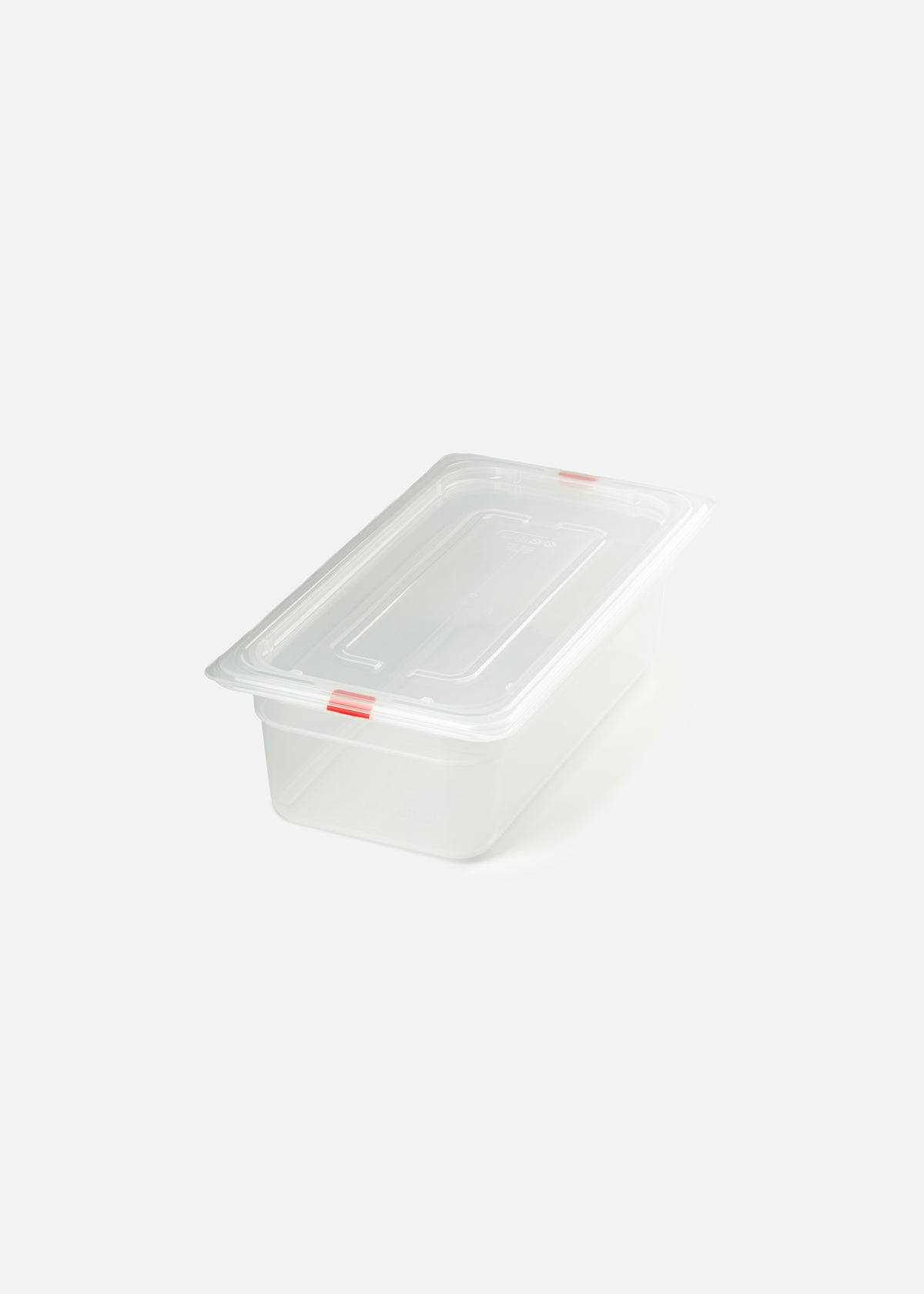 Insertos con tapa de plástico (polipropileno) transparente profundidad 4"/ 10 cm — imagen de producto