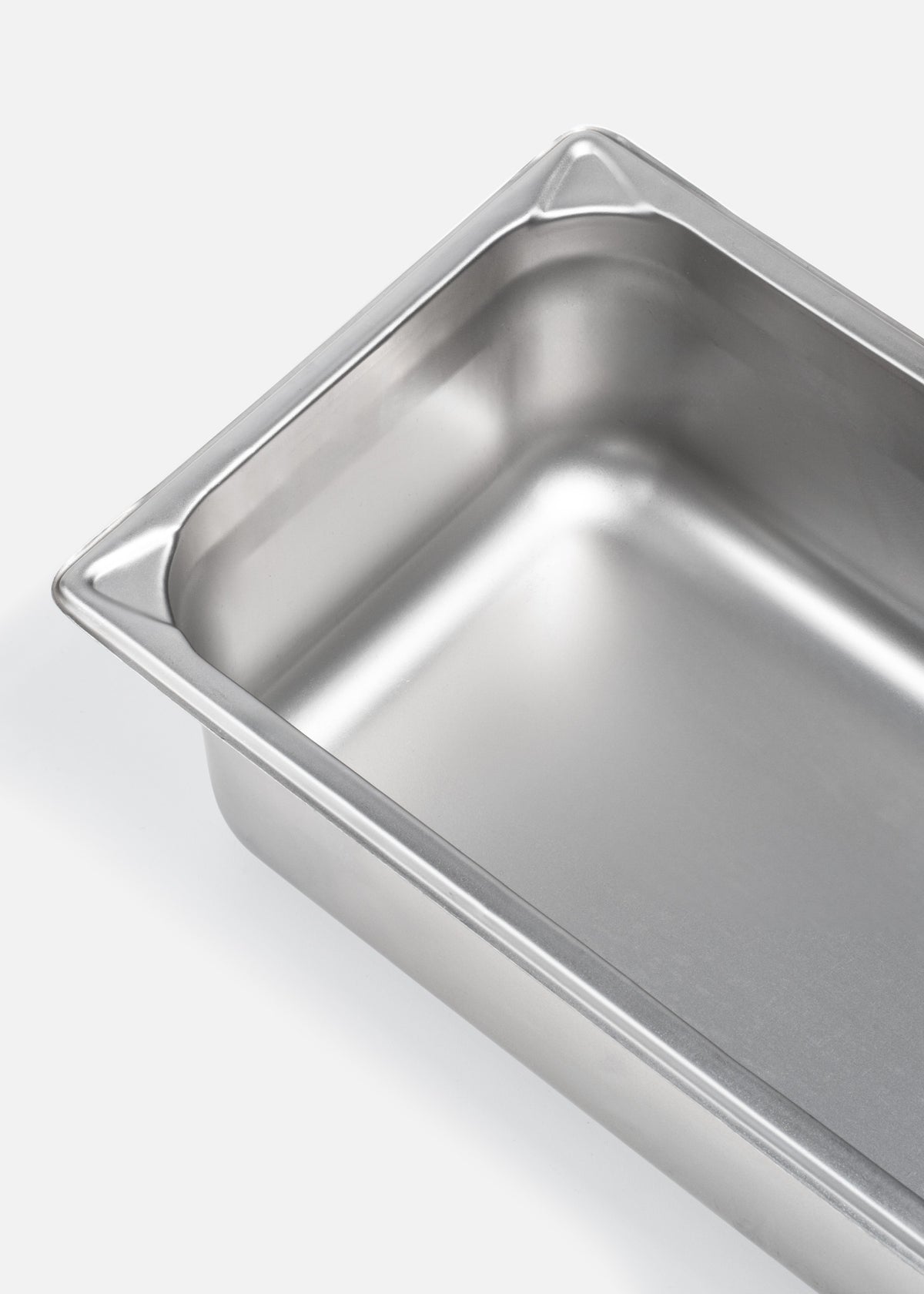 Inserto tercio de acero inoxidable profundidad 4" — imagen de producto