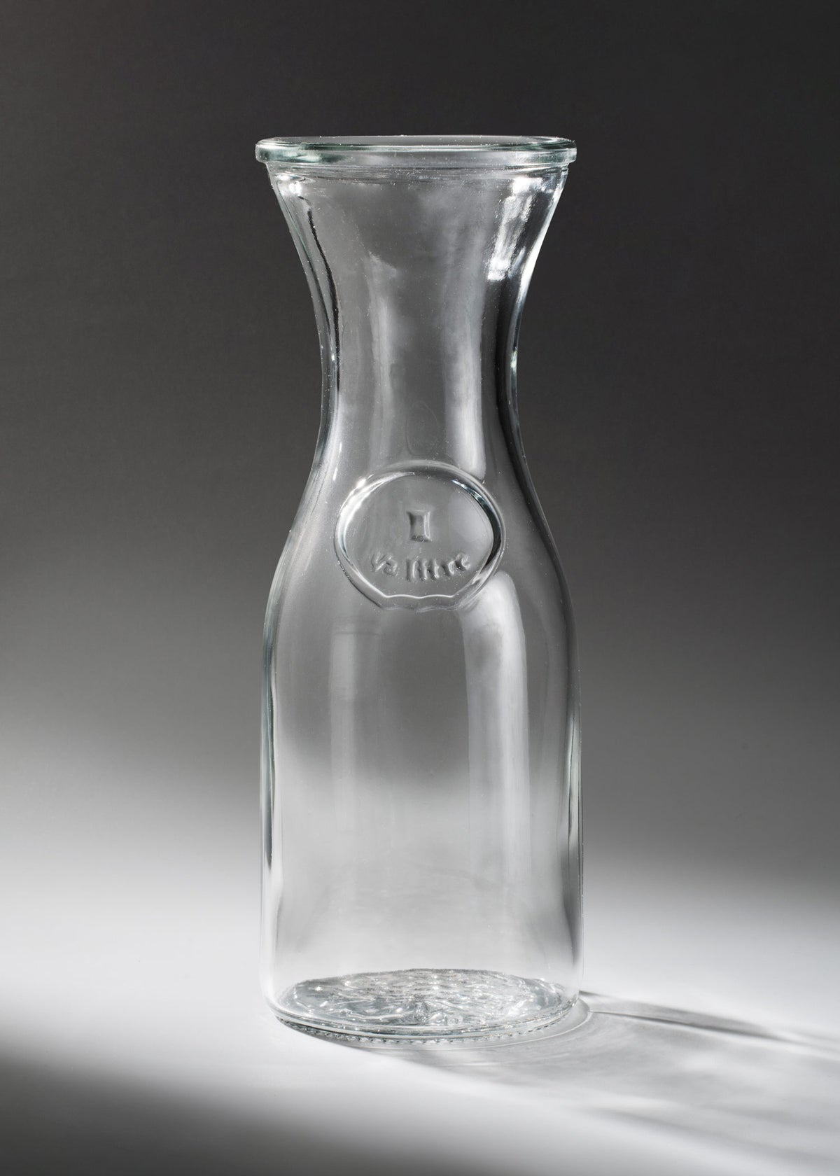 Jarra para vino de vidrio transparente de 567 ml