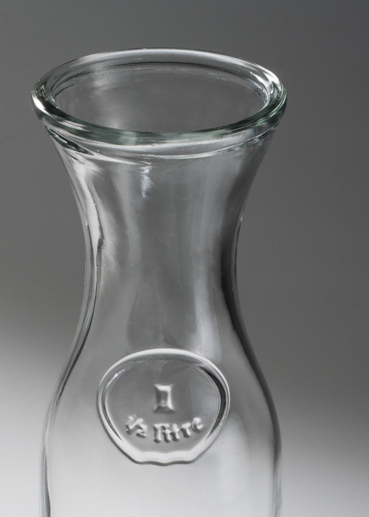 Jarra para vino de vidrio transparente de 567 ml