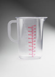 Jarra medidora de policarbonato transparente económica 1 L — imagen de producto
