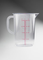 Jarra medidora de policarbonato transparente económica 2 L — imagen de producto