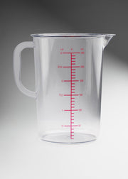 Jarra medidora de policarbonato transparente económica 3 L — imagen de producto