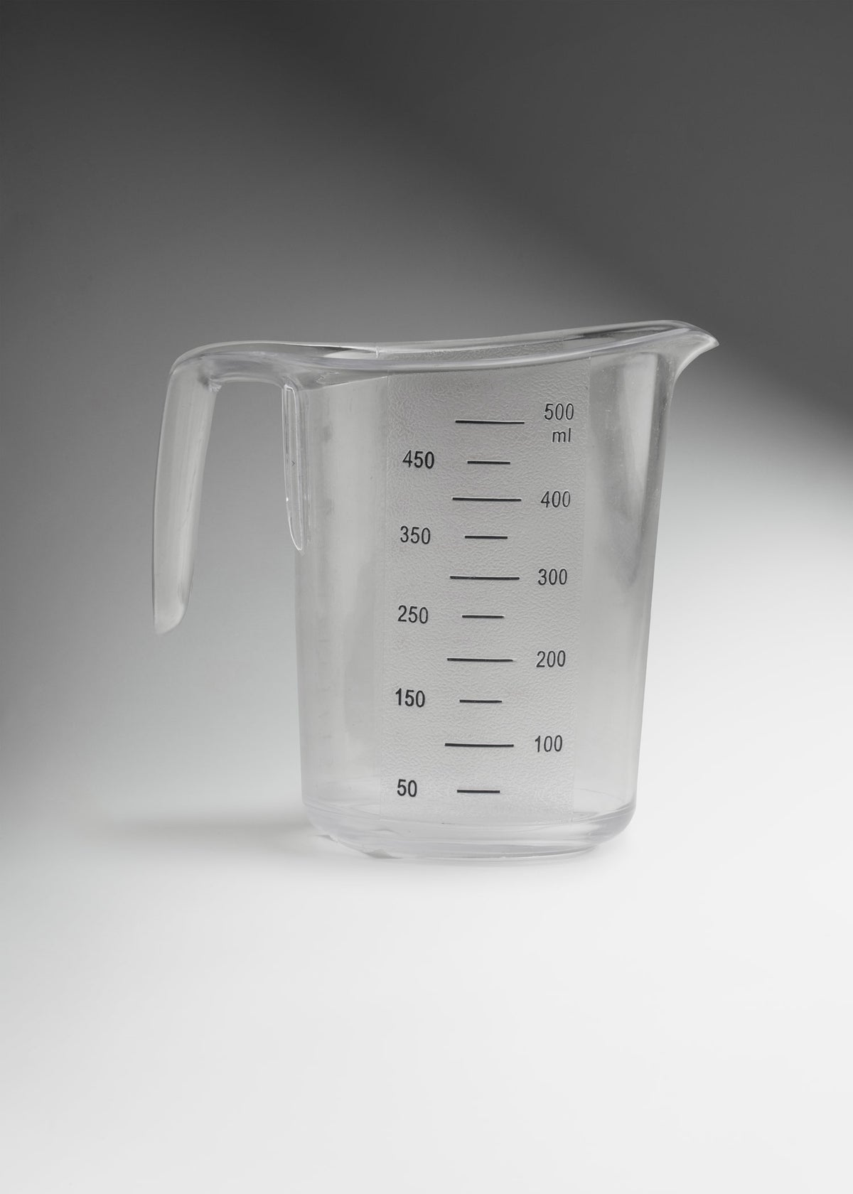 Jarra medidora de policarbonato transparente 500 ml — imagen de producto