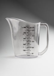 Jarra medidora de policarbonato transparente económica para cocina profesional 500 ml — imagen de producto