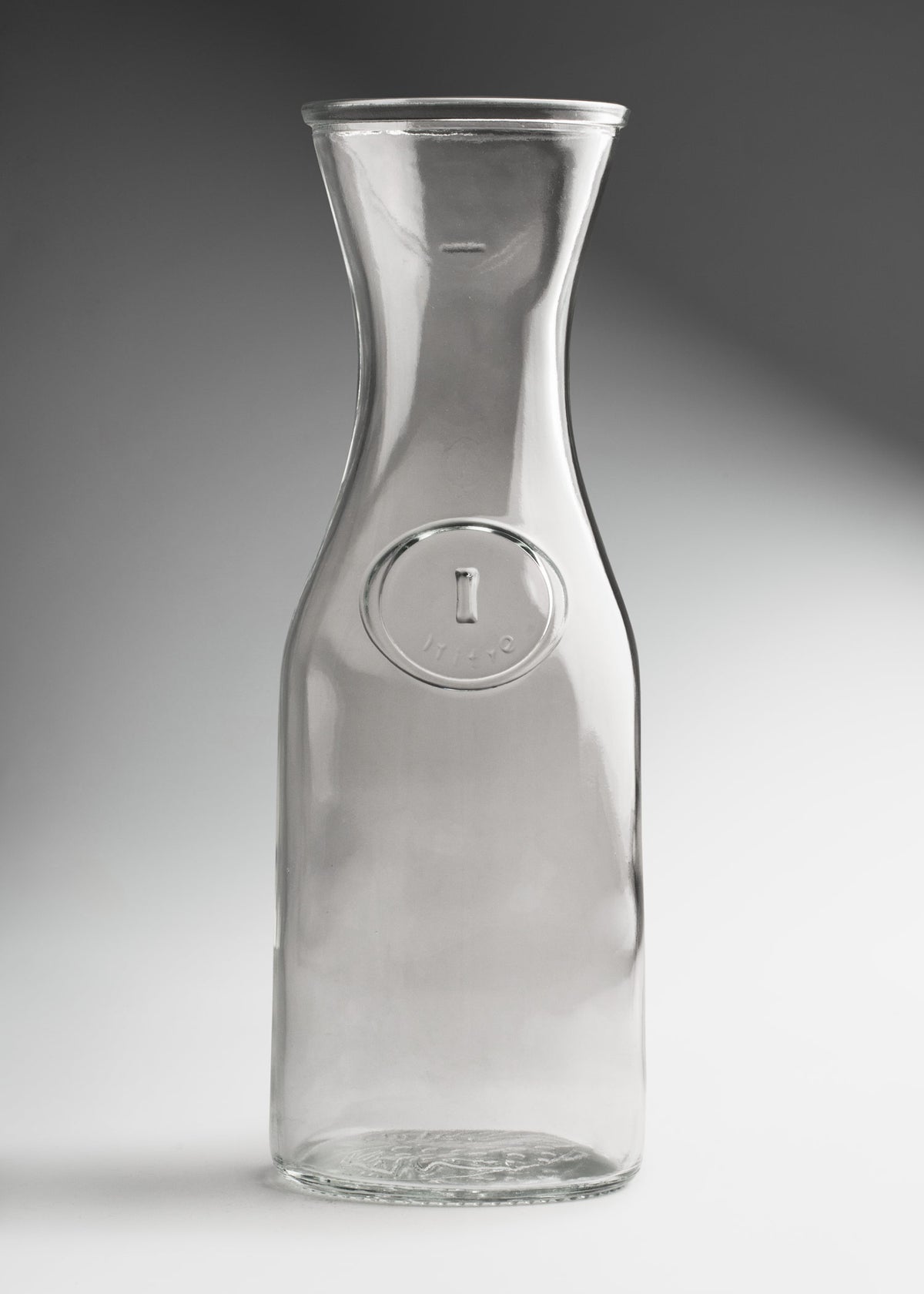 Jarra para vino de vidrio transparente 1 L