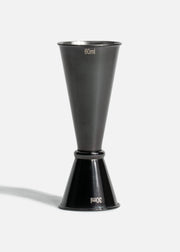 Jigger medidor tipo japones de acero inoxidable negro 30/60 ml — imagen de producto