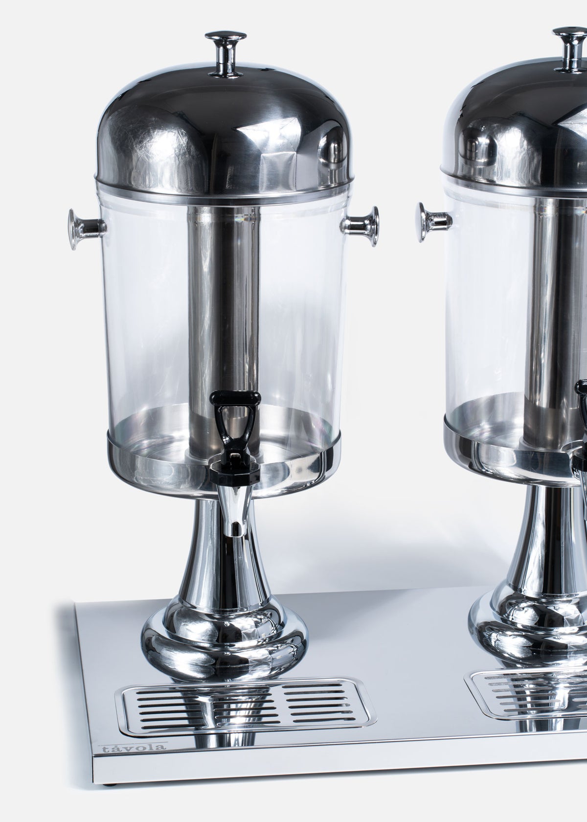 Juego de dispensadores de jugo de acrílico transparente 8 L c/u — imagen de producto