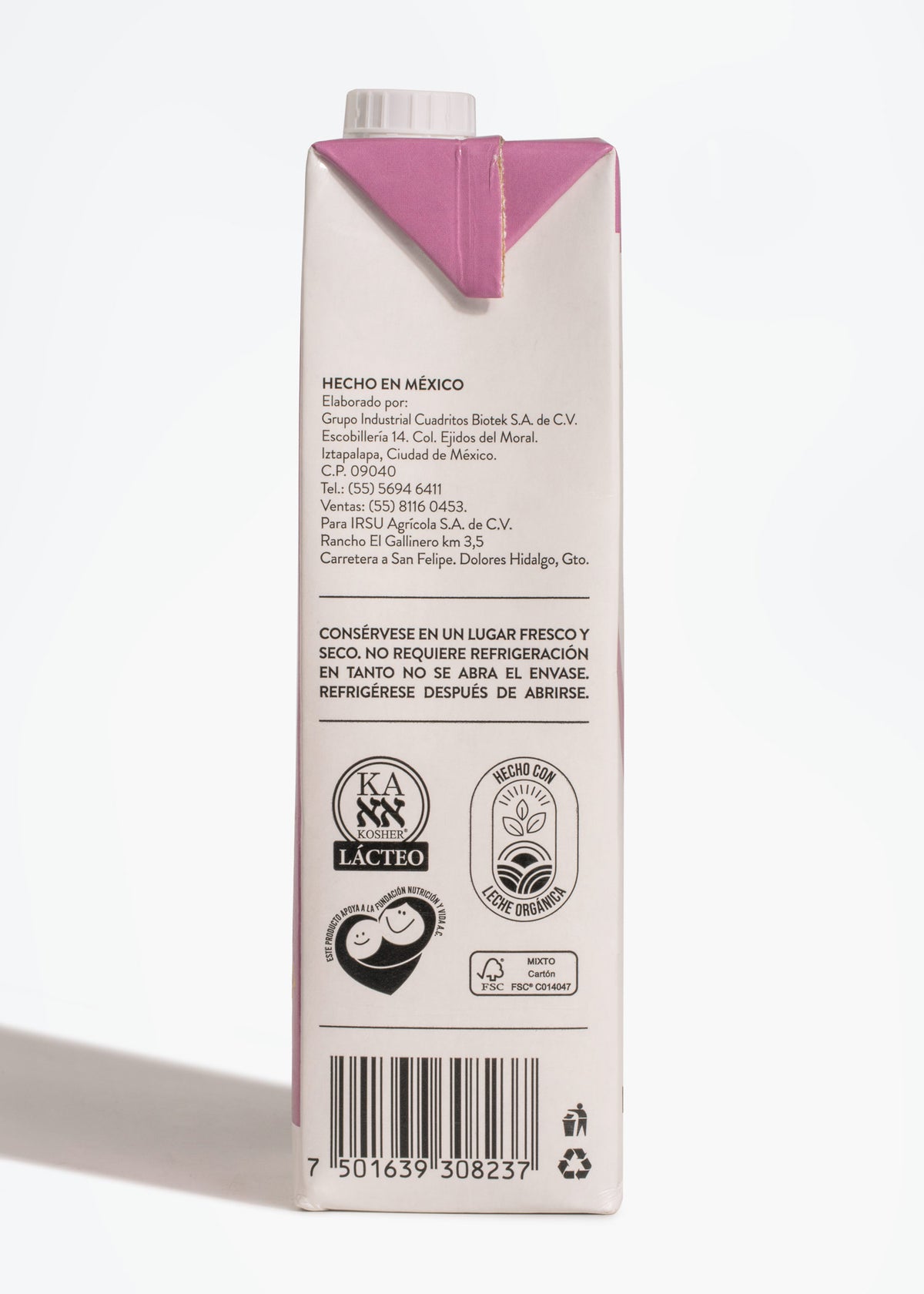 Leche deslactosada ultrapasteurizada Bové 946 ml