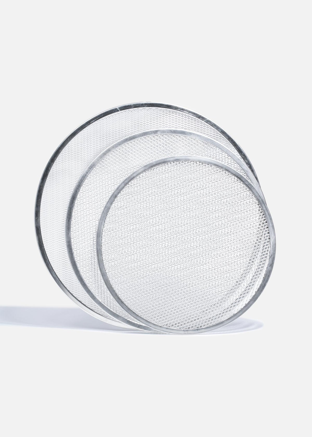 Malla de aluminio plata para pizza — imagen de producto, vista 1