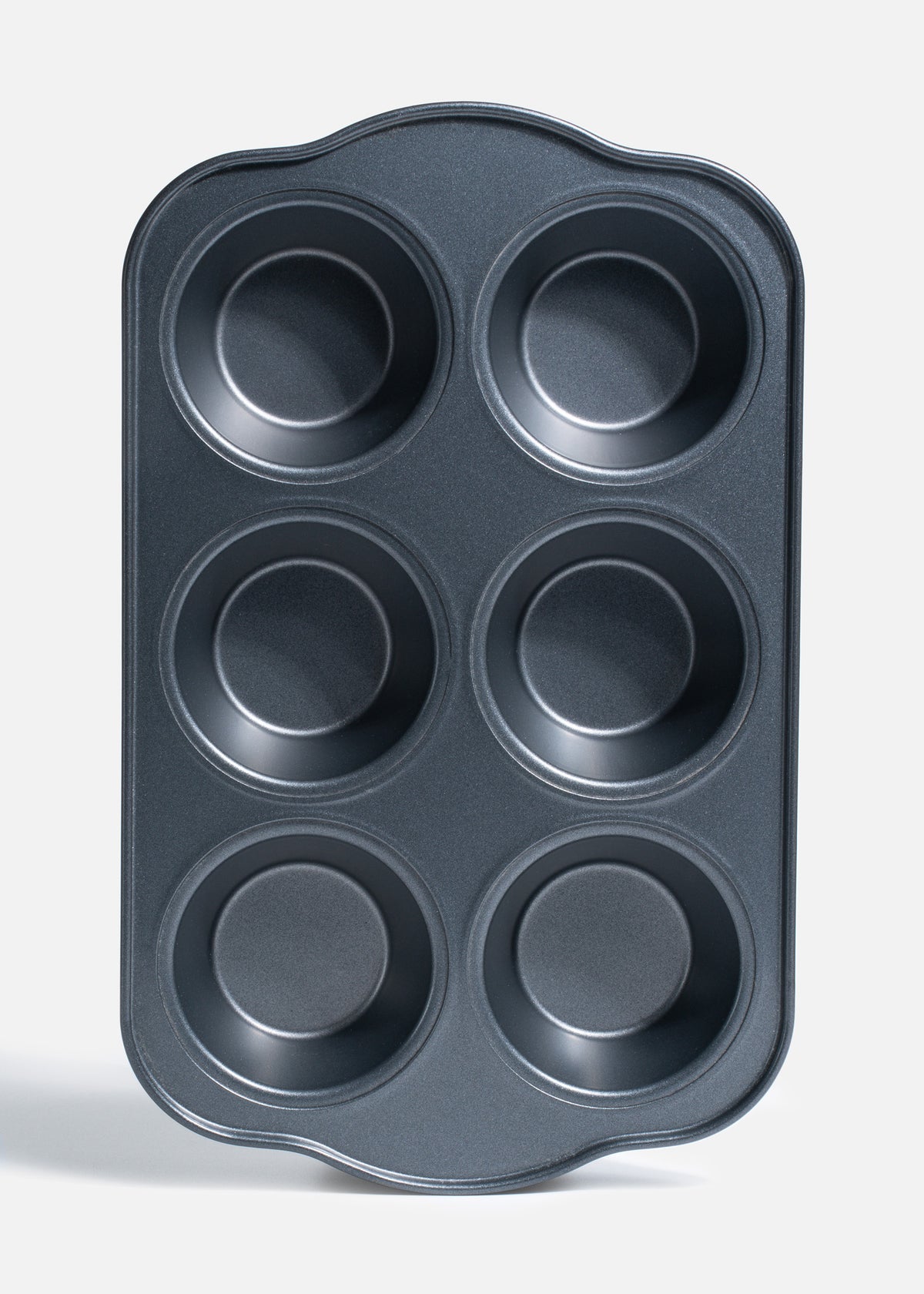 Molde para muffins de acero inoxidable gris oxford Titán — imagen de producto, vista 1