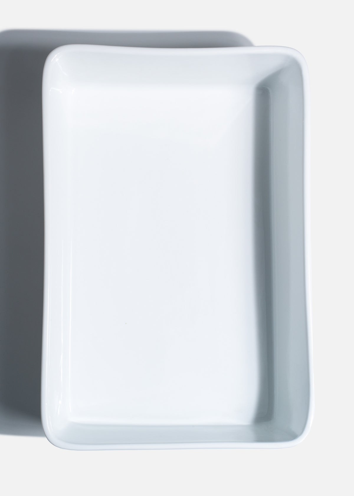 Molde refractario de porcelana blanco para hornear 32.5 x 22 x 8 cm — imagen de producto, vista 3