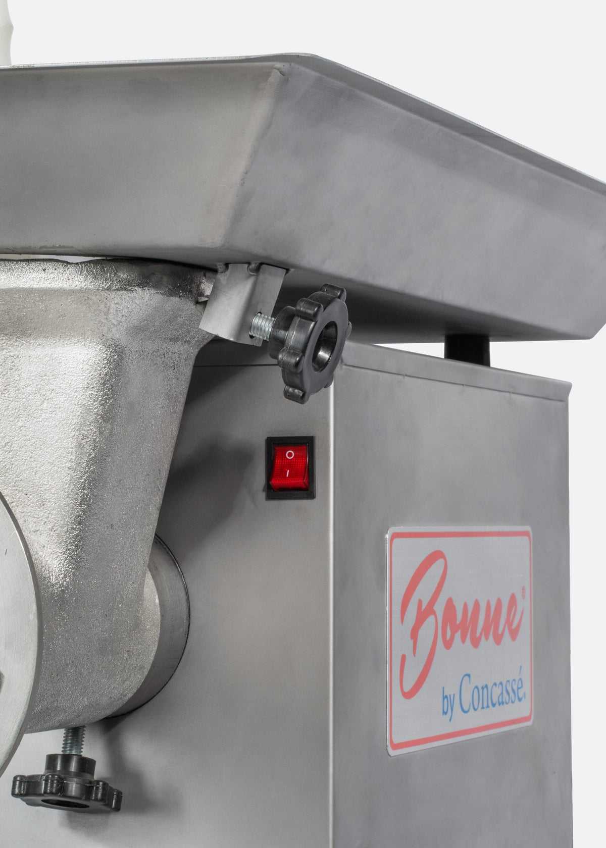 Molino de carne eléctrico de acero inoxidable capacidad 13 kg — imagen de producto