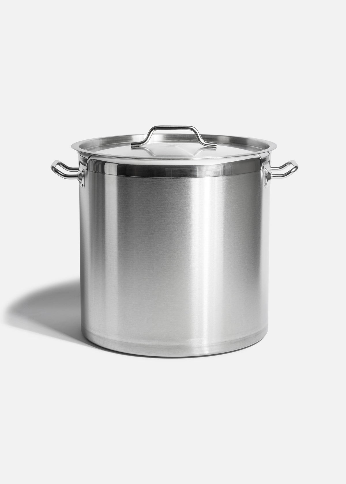 Olla de acero inoxidable plata con tapa NSF 50 L — imagen de producto